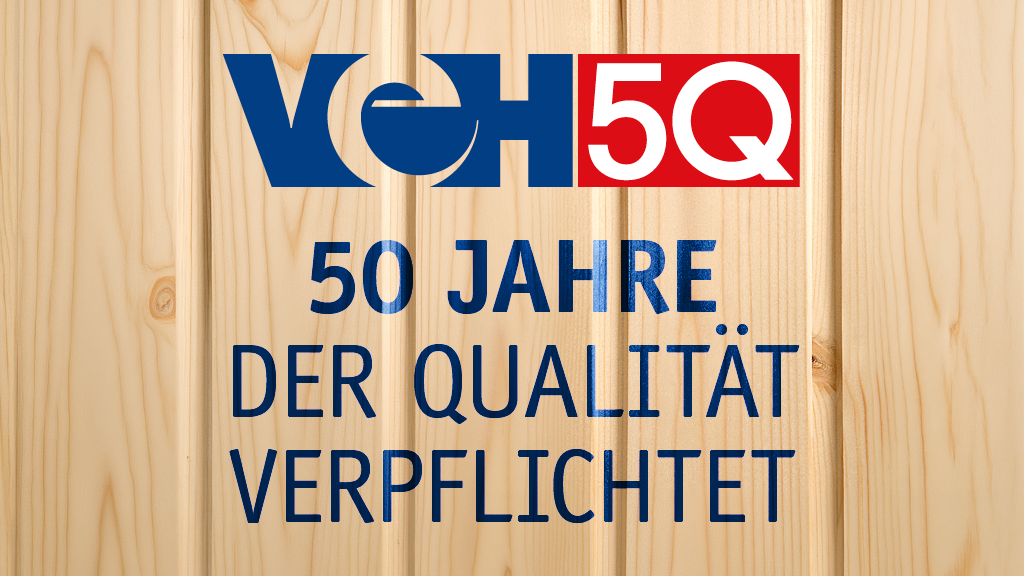 VEH 50 Jahre Qualität, Bild für die Startseite