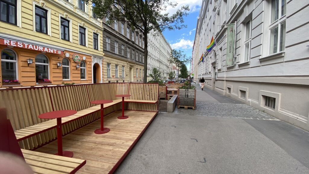 Schulprojekt Kandlgasse im Juni 2026. © Frank Gassner